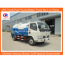 90HP 4X2 3cbm 5cbm Dongfeng aspirateur d&#39;égouts camion d&#39;évacuation des eaux usées